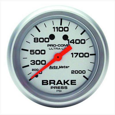 Auto Meter Ultra-Lite Mechanical Brake Pressure Gauge - 4426